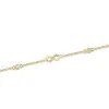 9ct Yellow Gold Cubic Zirconia Staggered Infinity Link Bracelet