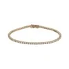 9ct Yellow Gold Cubic Zirconia Tennis Bracelet