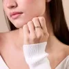 9ct Yellow Gold Round Cut Cubic Zirconia Solitaire Ring