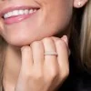 9ct Yellow Gold Cubic Zirconia Pave Ring