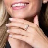 9ct Yellow Gold Cubic Zirconia Five Stone Ring
