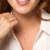 9ct White Gold Diamond Cut Cross Pendant