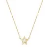 9ct Yellow Gold Mother Of Pearl Star Necklet