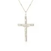 9ct Yellow Gold 28mm Crucifix Pendant