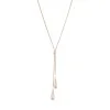 9ct Yellow Gold Double Drop Necklet