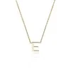 9ct Yellow Gold 'E' Letter Necklace
