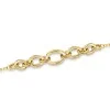 9ct Yellow Gold Fancy Curb Link Centre Necklace