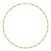 9ct Yellow Gold Hollow Diamond Cut Figarope 20" Chain