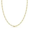 9ct Yellow Gold 18 Inch Mini Industrial Chain Necklet