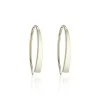 9ct Yellow Gold Pull Through Drop Earrings