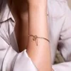 9ct Yellow Gold Figaro Padlock Bracelet