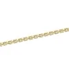 9ct Yellow Gold Square Link Chain Bracelet