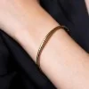 9ct Yellow Gold Diamond Cut Bangle