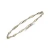 9ct Yellow Gold Plain Twist Bangle
