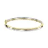9ct Yellow & White Gold Two-Tone Bangle