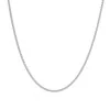 9ct White Gold 20inch Spiga Chain