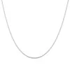 9ct White Gold 0.6mm 16-18inch Box Chain