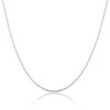 9ct White Gold 0.6mm 16-18inch Box Chain