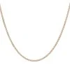 9ct Yellow Gold 1.2mm Diamond Cut 18-20inch Curb Chain