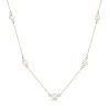 9ct Yellow Gold 6mm Pearl Adjustable Necklet