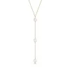 9ct Yellow Gold Freshwater Pearl Drop Adjustable Necklet