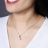 9ct Yellow Gold Pearl and Diamond 0.02ct Drop Pendant