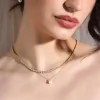 9ct Yellow Gold Cubic Zirconia and Pearl Pendant