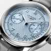 Longines Master Collection 41mm Ice Blue Chrono Monopusher Watch L2.960.4.93.2