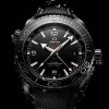 OMEGA Seamaster Planet Ocean 'Deep Black' 600M Co-Axial Master Chronometer GMT 45.5mm Mens Watch 215.92.46.22.01.001