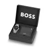 BOSS Principle 41mm Mens Watch and Leather Card Holder Gift Set 1570204