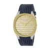 Gucci 25H Stainless Steel Leather Quartz Unisex 38mm Watch YA163418
