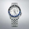 Seiko 5 Sports SKX GMT Sky Blue Silver Cloud Mens Watch SSK033K1