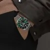 Seiko 5 Sports SKX GMT Green Mens Watch SSK035K1