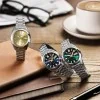 Seiko 5 Sports SNXS Vintage Gold Collection Blazer Blue Watch SRPL55K1