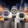 Seiko King VANAC Tokyo Highway 41mm in Titanium Twilight Violet Watch HKF001J1