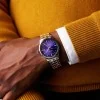 Seiko 145th Anniversary Presage Cocktail Time GMT Edo Purple Limited Edition Watch HCB006J1