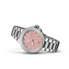 Oris Aquis Date Automatic Pink Dial Steel Bracelet