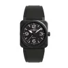 Bell & Ross BR-03 41mm Automatic Mechanical Mens Watch BR03A-BL-CE/SRB
