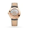 Baume et Mercier Clifton Baumatic Mens Watch White Dial Leather Strap  M0A10469