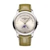 Vacheron Constantin Patrimony Moon Phase Retrograde Date 43mm Watch 4010U/000G-H070