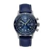 Blancpain Air Command Mens Watch AC02 12B 40 63A Blue Dial Blue Strap