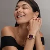 Olivia Burton Sports Luxe 34mm Bejewelled Cherry Lacquer & Gold Bracelet Watch 24000272