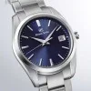 Grand Seiko Heritage Collection 37mm Quartz Edition Watch In Japanese Blue SBGX265G
