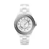 CHANEL J12 DIAMOND BEZEL WATCH CALIBRE 12.1 38 MM H7189
