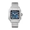 Pre-Owned Santos de Cartier Automatic Blue Watch WSSA0030