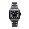 Pre-Owned Cartier Santos Carbon Black 40mm Watch WSSA0039