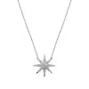 Carat* London Stella Silver Atrias Cubic Zirconia Necklet 23803-1