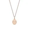 Fabergé Colours of Love Rose Gold Diamond & Ruby Fluted Egg Pendant 1831FP3146/15