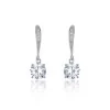 Silver Cubic Zirconia Drop Earrings