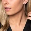 Silver Tassel Drop Earrings